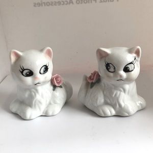 Ceramics Cats Big Eyes Cute